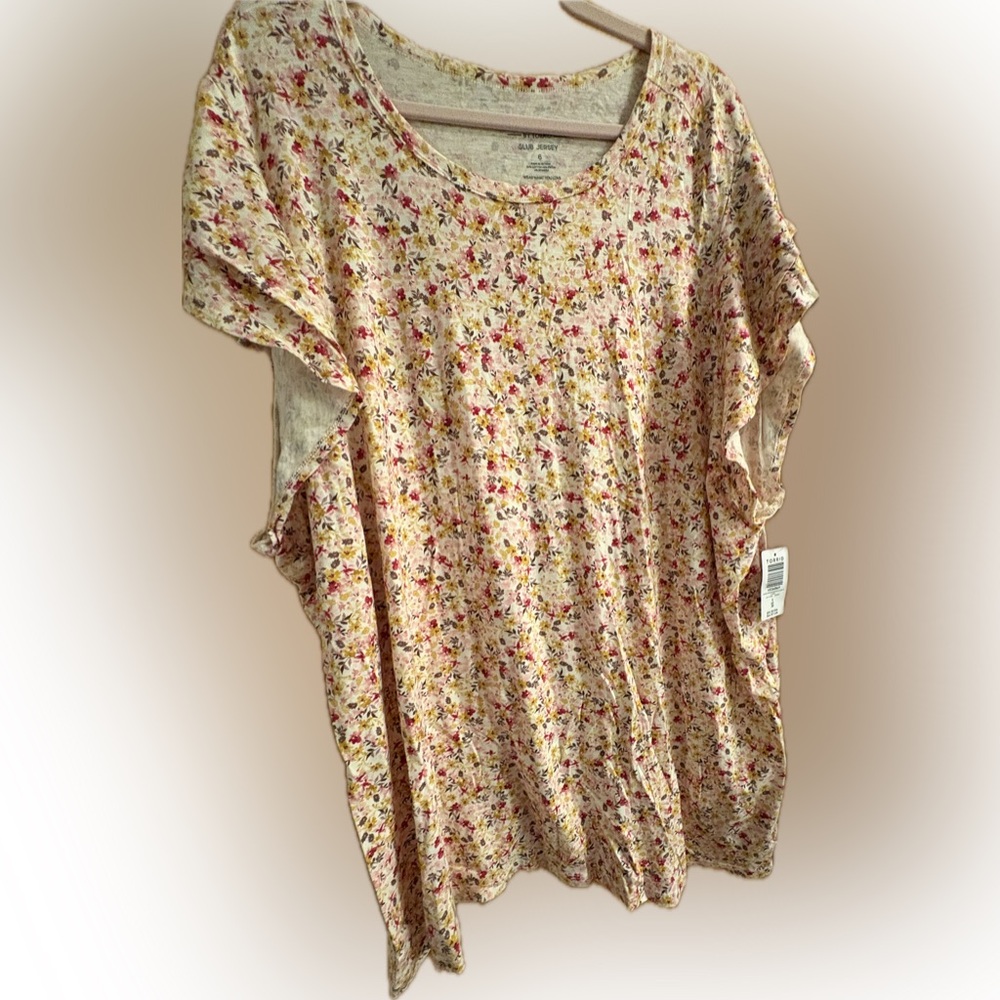 Torrid Multicolor Floral Blouse